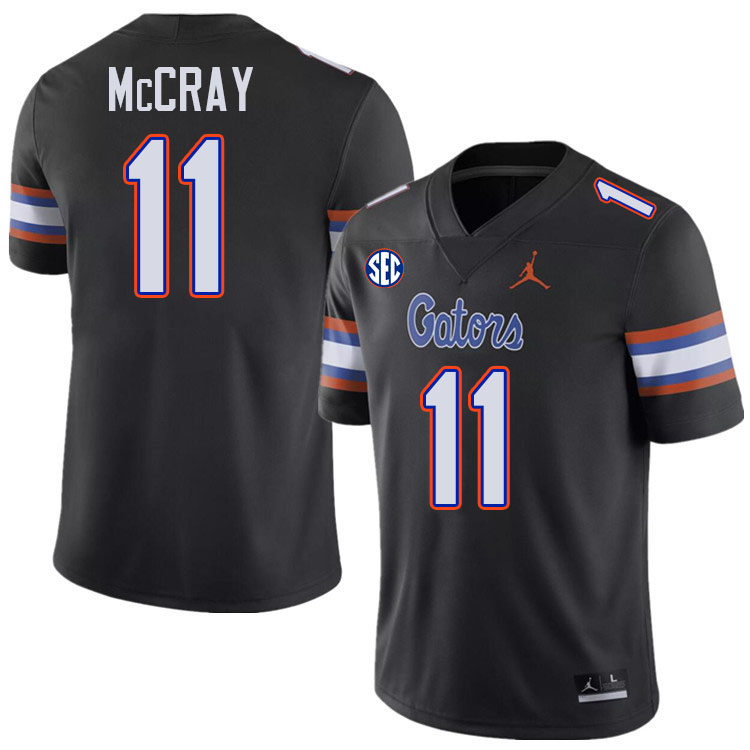 Florida Gators #11 LJ McCray College Football Jerseys Stitched-Black